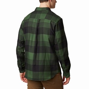 Columbia Silver Ridge™ 2.0 Flannel Skjorta Herr Gröna (LYXMZ7392)